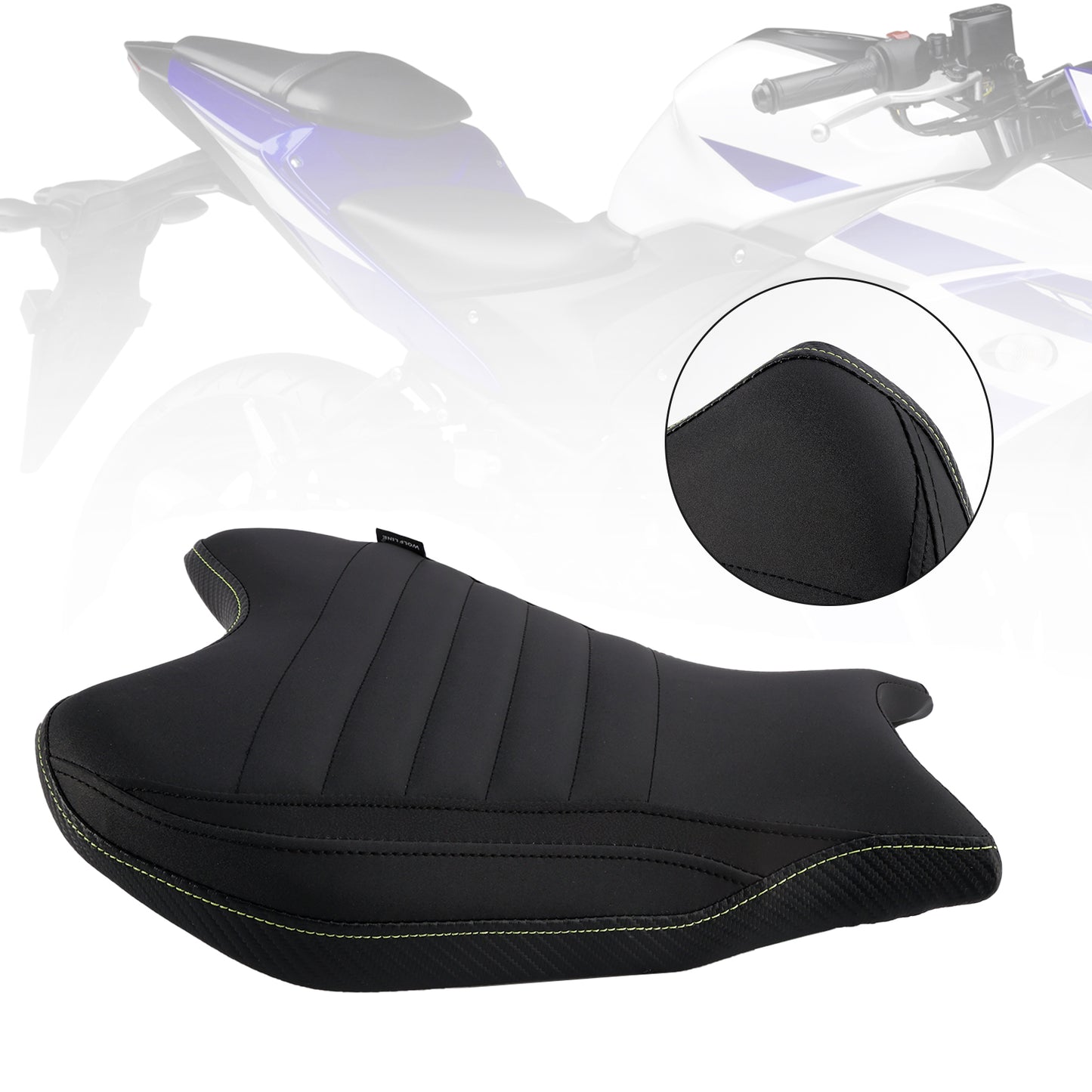 Cuscinetto del driver del sedile anteriore Raider PU PER YAMAHA YZF-R7 YZF R7 2021-2022