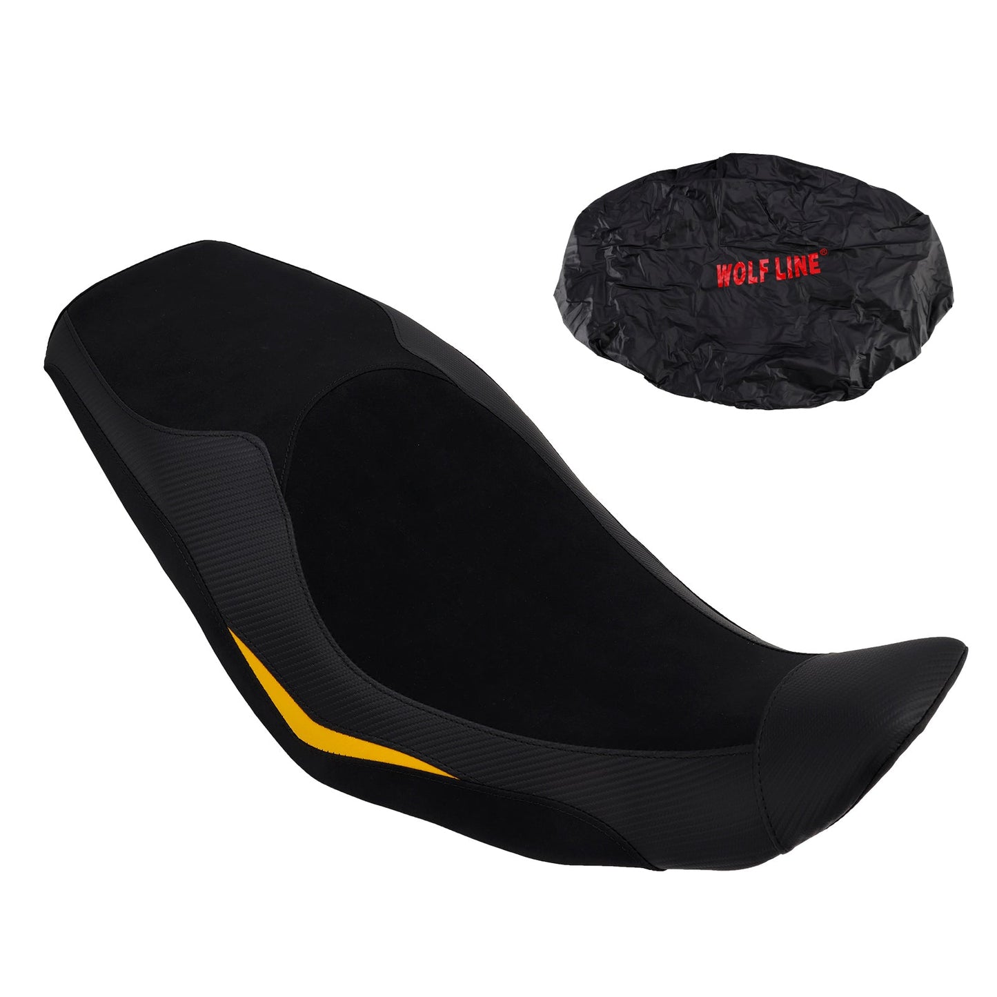 Cuscino inferiore anteriore posteriore per sedile passeggero V-Strom800 Dl800 2024-2025 rosso nero