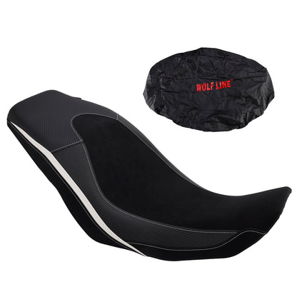 Cuscino inferiore anteriore posteriore per sedile passeggero V-Strom800 Dl800 2024-2025 rosso nero