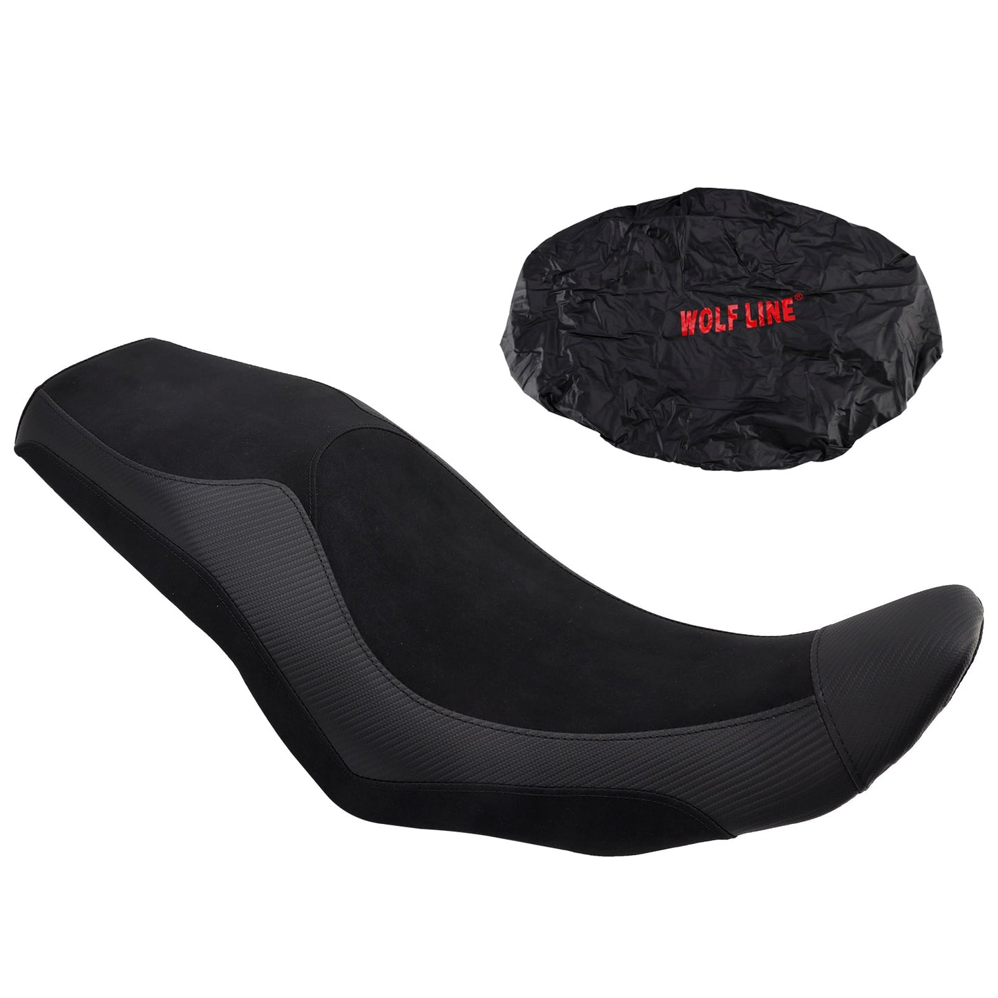 Cuscino inferiore anteriore posteriore per sedile passeggero V-Strom800 Dl800 2024-2025 rosso nero
