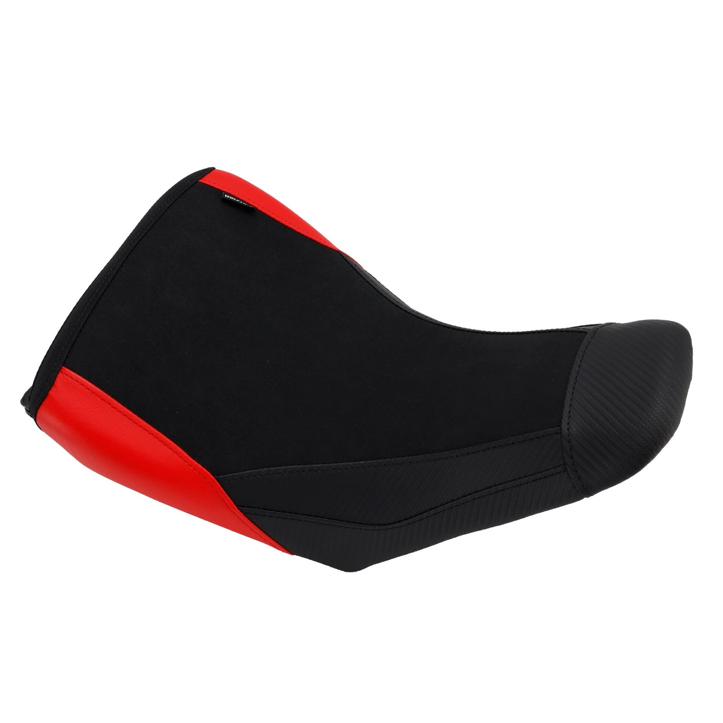 Cuscino Raider inferiore per sedile anteriore conducente Suzuki V-Strom DL1050 2023-2025, rosso e giallo