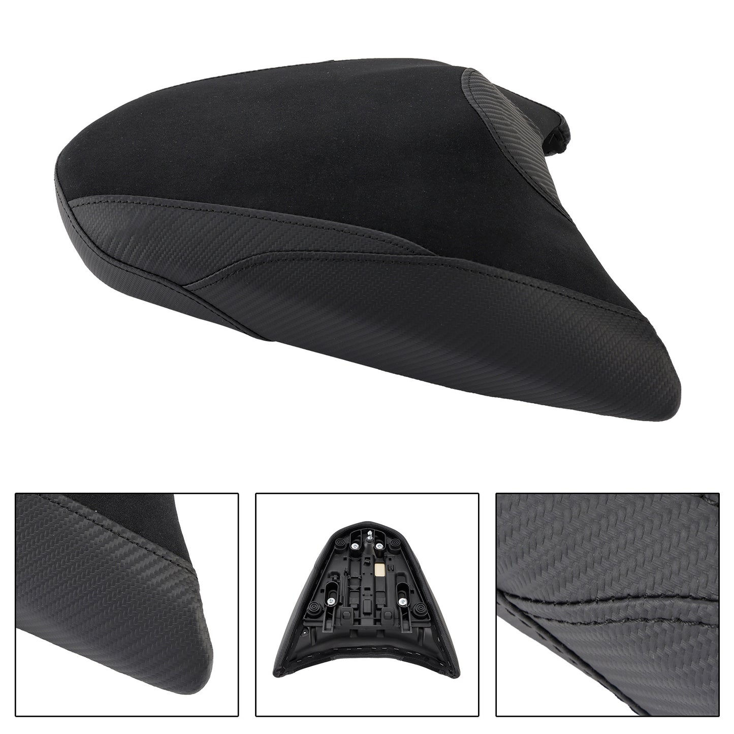 Cuscino passeggero posteriore per BMW R1300GS 2024-2025, in poliuretano piatto, blu e bianco