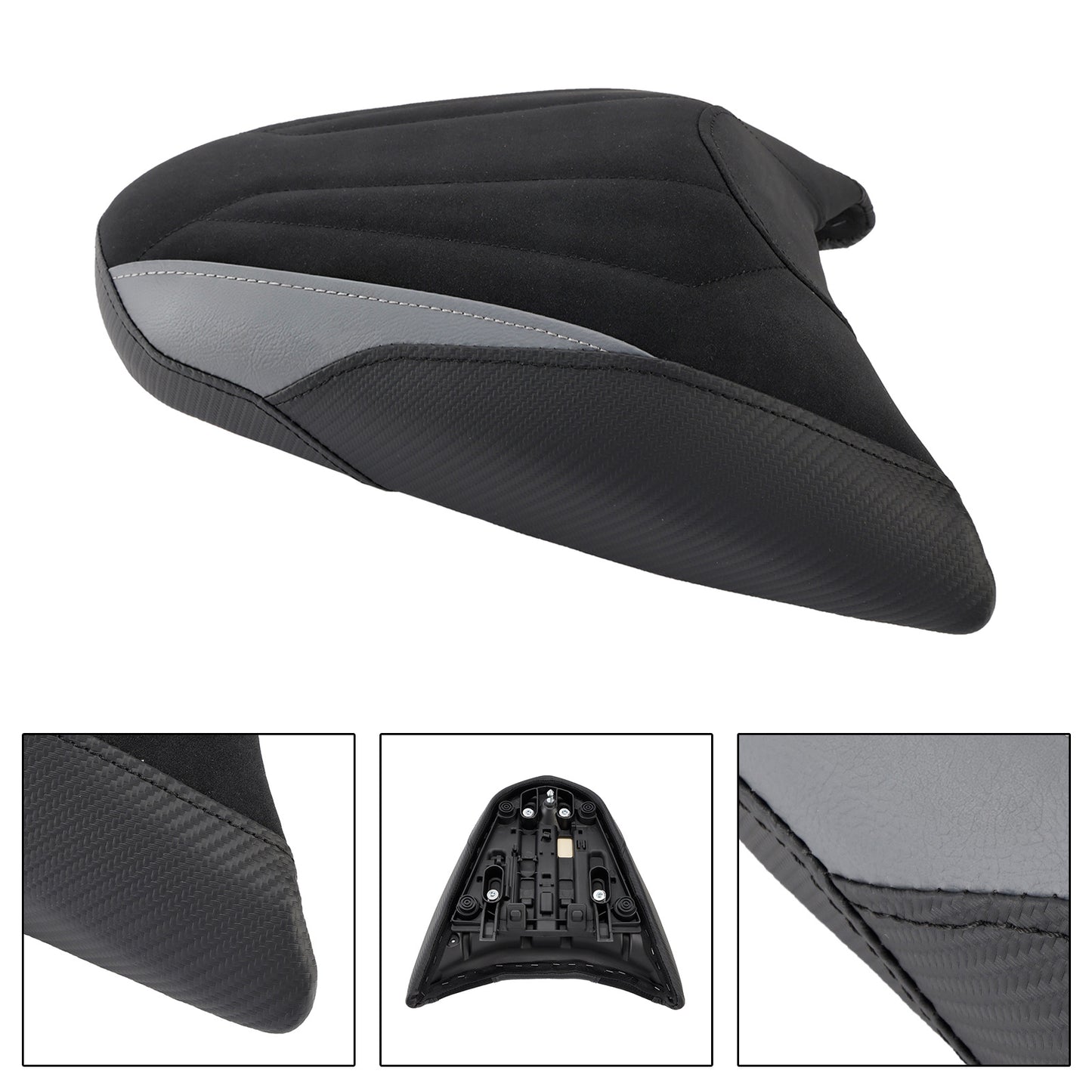 Cuscino passeggero posteriore per BMW R1300GS 2024-2025, in poliuretano piatto, blu e bianco