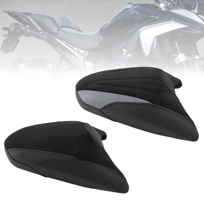 Cuscino passeggero posteriore per BMW R1300GS 2024-2025, in poliuretano piatto, blu e bianco