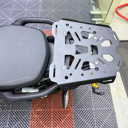 Per Ducati Multistrada V4//V4S 2022-2025 Portapacchi posteriore in alluminio con piastra superiore per bagagli