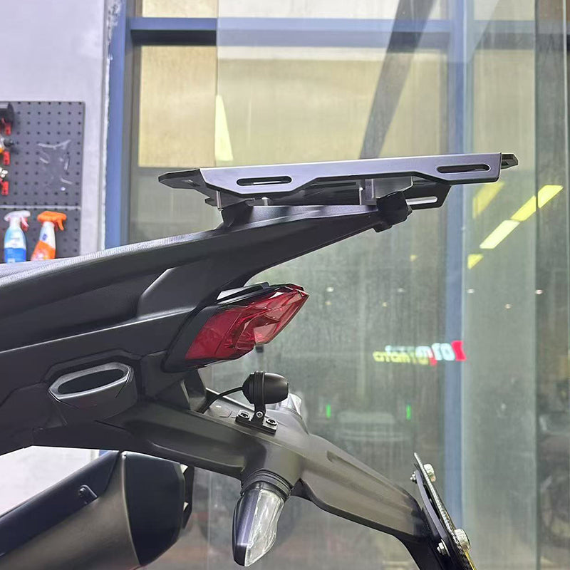 Per Ducati Multistrada V4//V4S 2022-2025 Portapacchi posteriore in alluminio con piastra superiore per bagagli