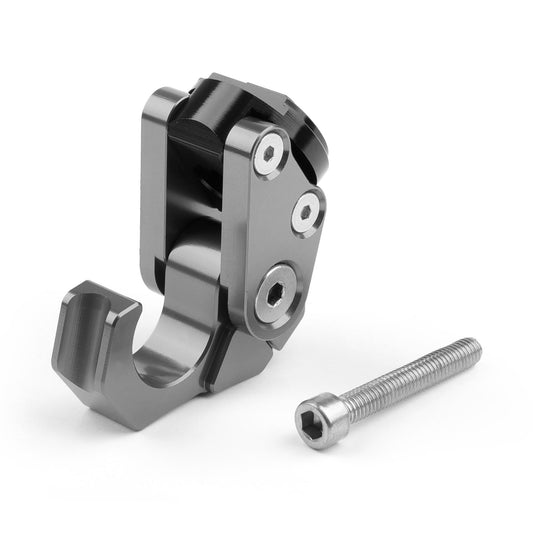 Carry Helmet Bottle Hanger Holder Ganci in lega di alluminio CNC per Yamaha NMAX 155 Generico