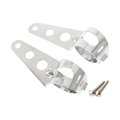 43mm - 50mm Staffa di montaggio per faro a forcella Adattatore per portalampada per motocicletta Generico