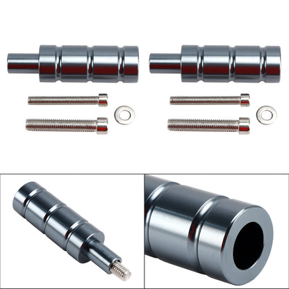 Areyourshop Alluminio M8 M6 Faro per moto Fendinebbia Staffa di montaggio Barra di supporto prolunga