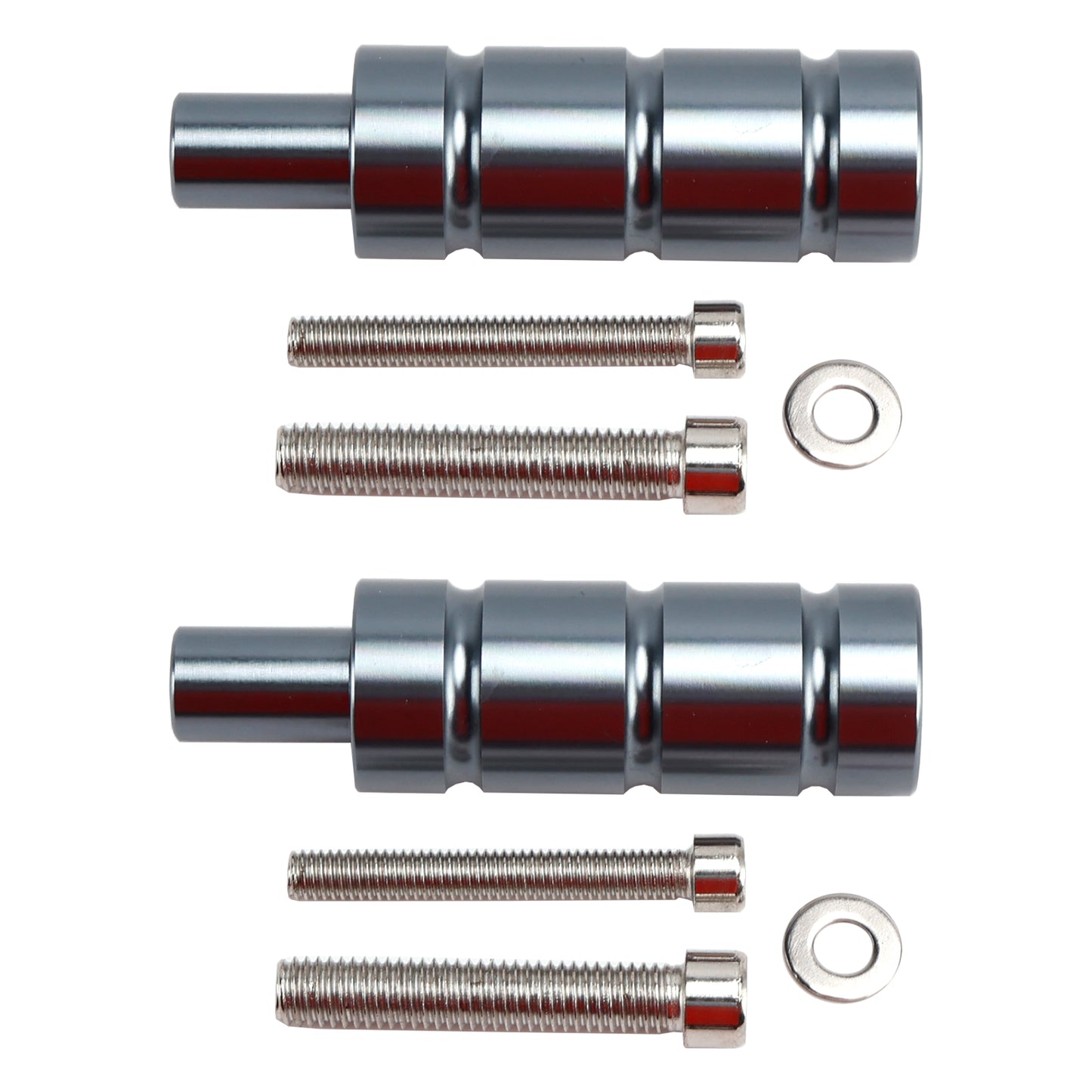 Areyourshop Alluminio M8 M6 Faro per moto Fendinebbia Staffa di montaggio Barra di supporto prolunga