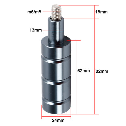 Areyourshop Alluminio M8 M6 Faro per moto Fendinebbia Staffa di montaggio Barra di supporto prolunga