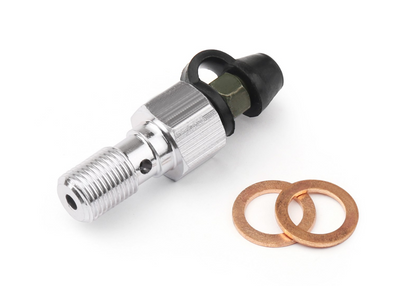 M10x1.0mm / 1.25mm Moto Pinza Freno Spurgo Vite Forcella Valvole di Sfiato Aria Generico