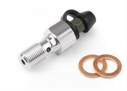M10x1.0mm / 1.25mm Moto Pinza Freno Spurgo Vite Forcella Valvole di Sfiato Aria Generico