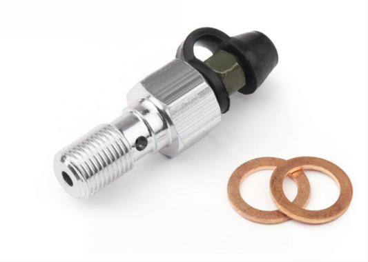 M10x1.0mm / 1.25mm Moto Pinza Freno Spurgo Vite Forcella Valvole di Sfiato Aria Generico