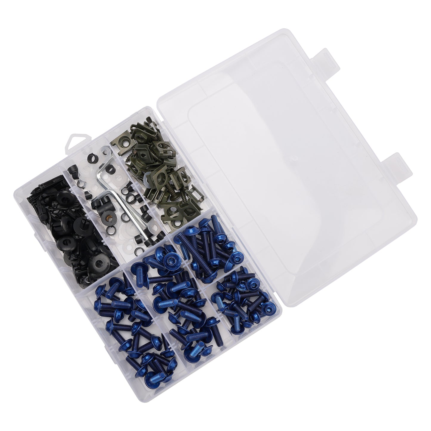 Terminali M6 + - Parti Set Black Set Vite M5 198 Clip / Cladding Viti
