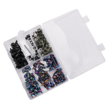 Terminali M6 + - Parti Set Black Set Vite M5 198 Clip / Cladding Viti
