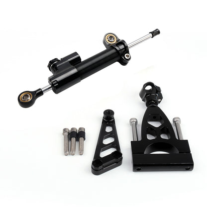 Stabilizzatore ammortizzatore sterzo moto per HONDA CB400 SUPER FOUR 1996-2015 nero generico