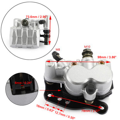 Set pinza freno anteriore L&R 59300-27C20 per Suzuki RM250 RM125 RMX250 DR350SE Generico