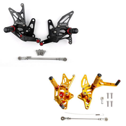 Pedane arretrate pedane regolabili per Suzuki GSXR1300 GSXR 1300 1999-2007 Generico