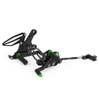 Pedane Pedane Regolabili Pedane Rest Fit per Kawasaki Ninja 250/400 2018-2022 Generico