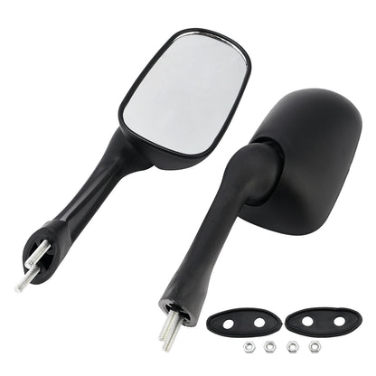 Moto Retrovisori Laterali Specchi Sinistro Destro Fit per Honda CBR 250 400 NSR 250 VFR RVF 400 1987-1996 Generico