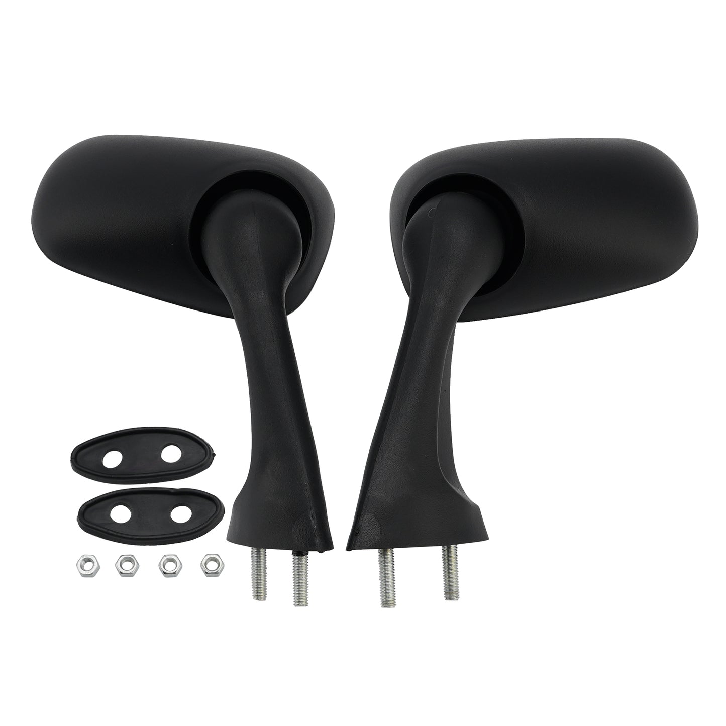 Moto Retrovisori Laterali Specchi Sinistro Destro Fit per Honda CBR 250 400 NSR 250 VFR RVF 400 1987-1996 Generico