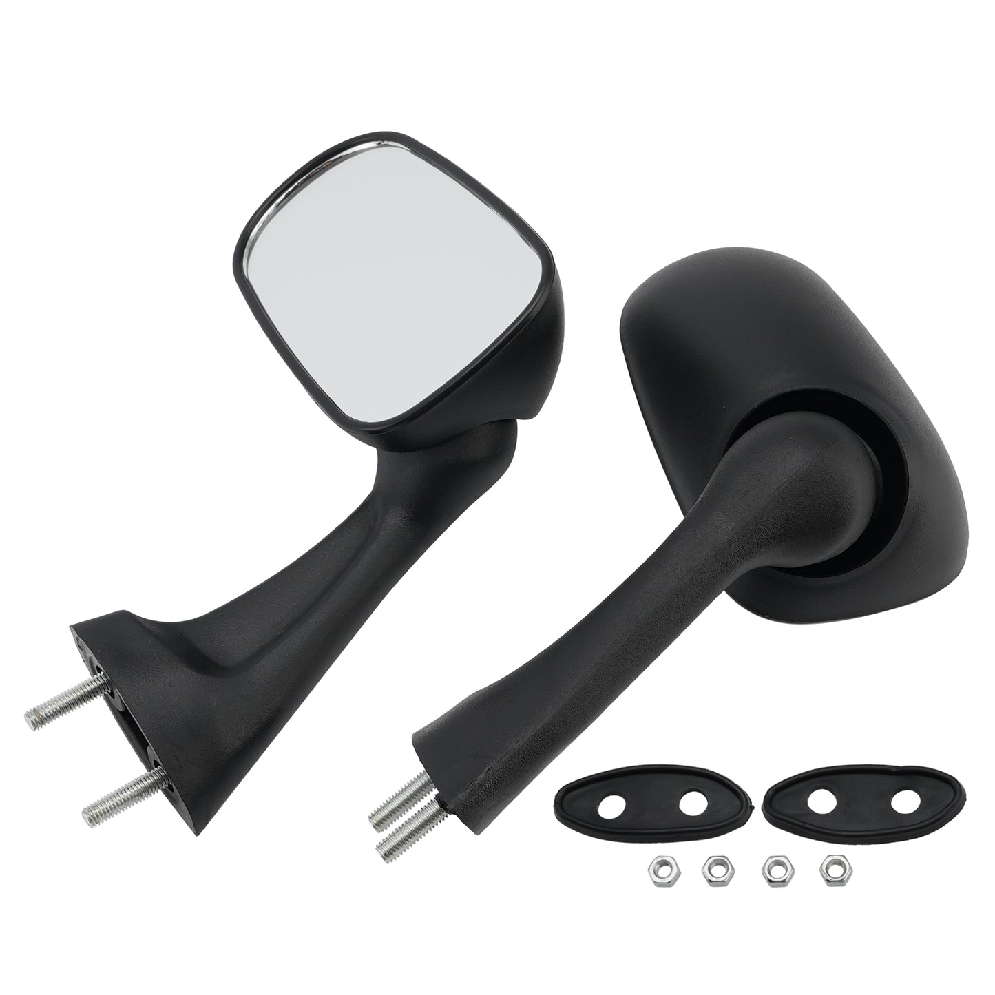 Moto Retrovisori Laterali Specchi Sinistro Destro Fit per Honda CBR 250 400 NSR 250 VFR RVF 400 1987-1996 Generico