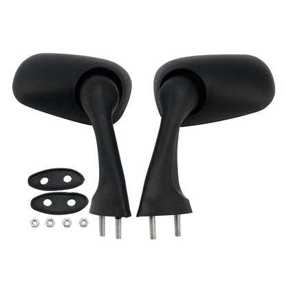 Moto Retrovisori Laterali Specchi Sinistro Destro Fit per Honda CBR 250 400 NSR 250 VFR RVF 400 1987-1996 Generico