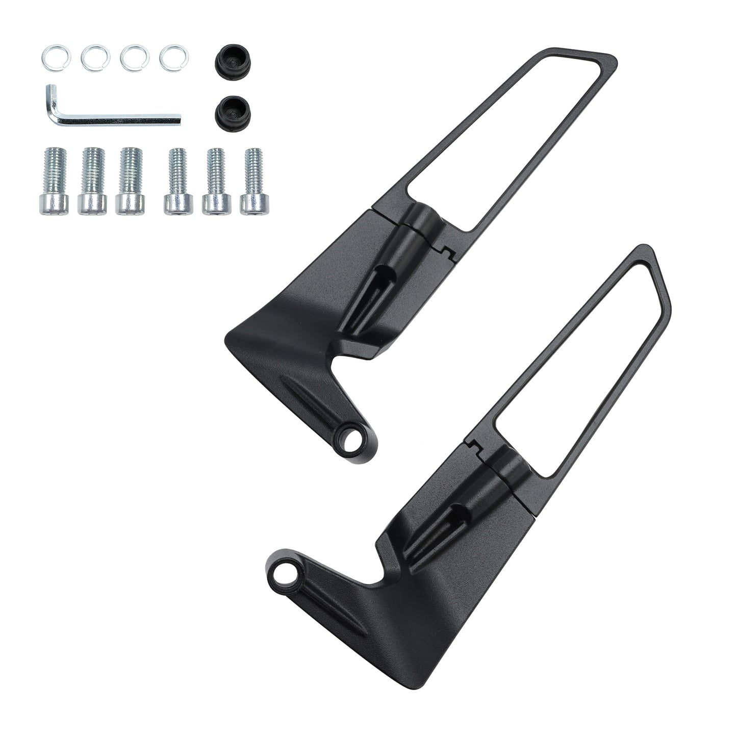 Coppia di specchietti Winglet per Kawasaki Z650 Z900 2017-2024 Z H2 2020-2023