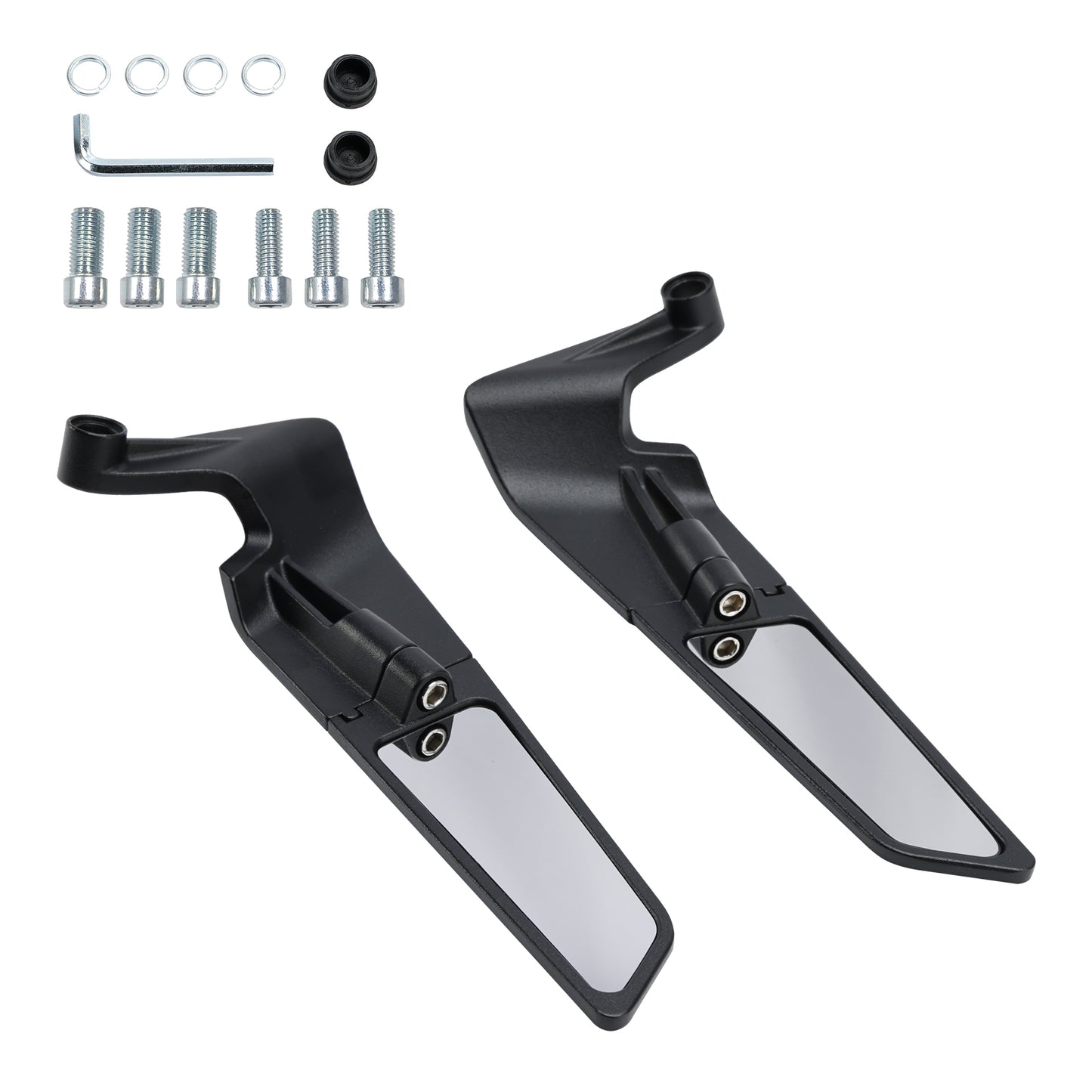 Coppia di specchietti Winglet per Kawasaki Z650 Z900 2017-2024 Z H2 2020-2023