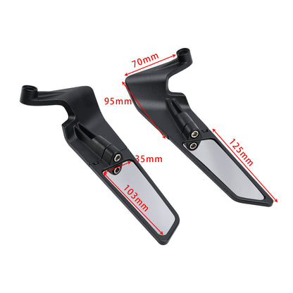 Coppia di specchietti Winglet per Kawasaki Z650 Z900 2017-2024 Z H2 2020-2023