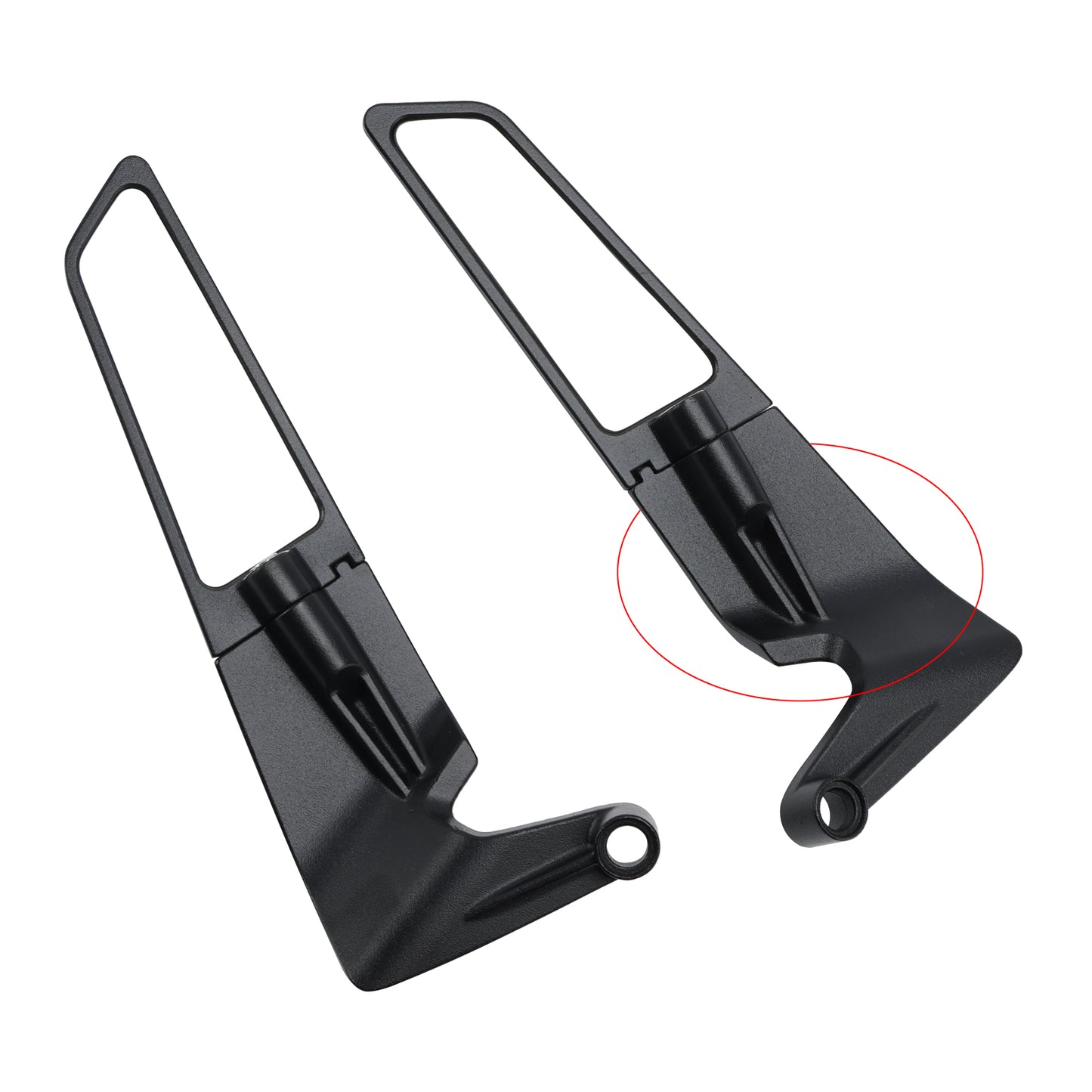 Coppia di specchietti Winglet per Kawasaki Z650 Z900 2017-2024 Z H2 2020-2023
