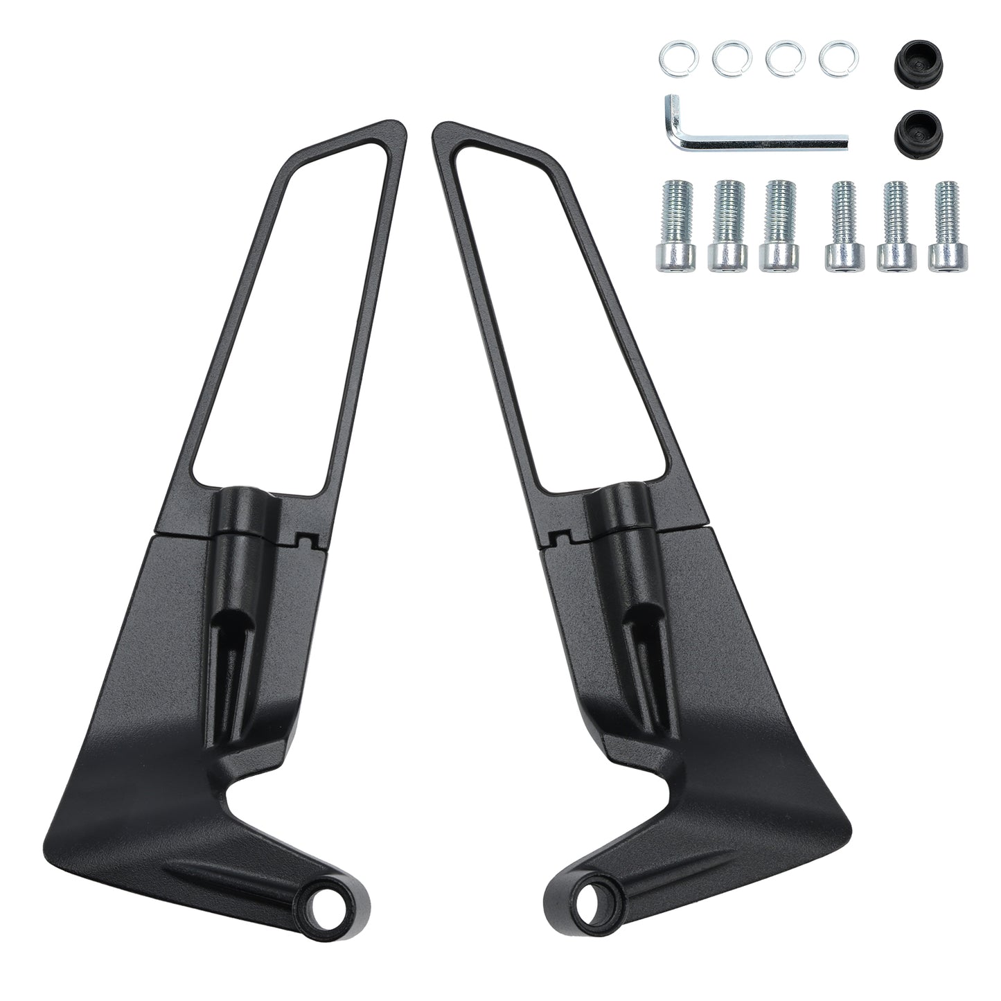 Coppia di specchietti Winglet per Kawasaki Z650 Z900 2017-2024 Z H2 2020-2023