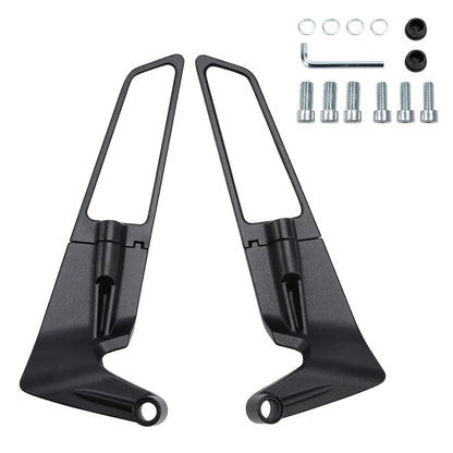 Coppia di specchietti Winglet per Kawasaki Z650 Z900 2017-2024 Z H2 2020-2023