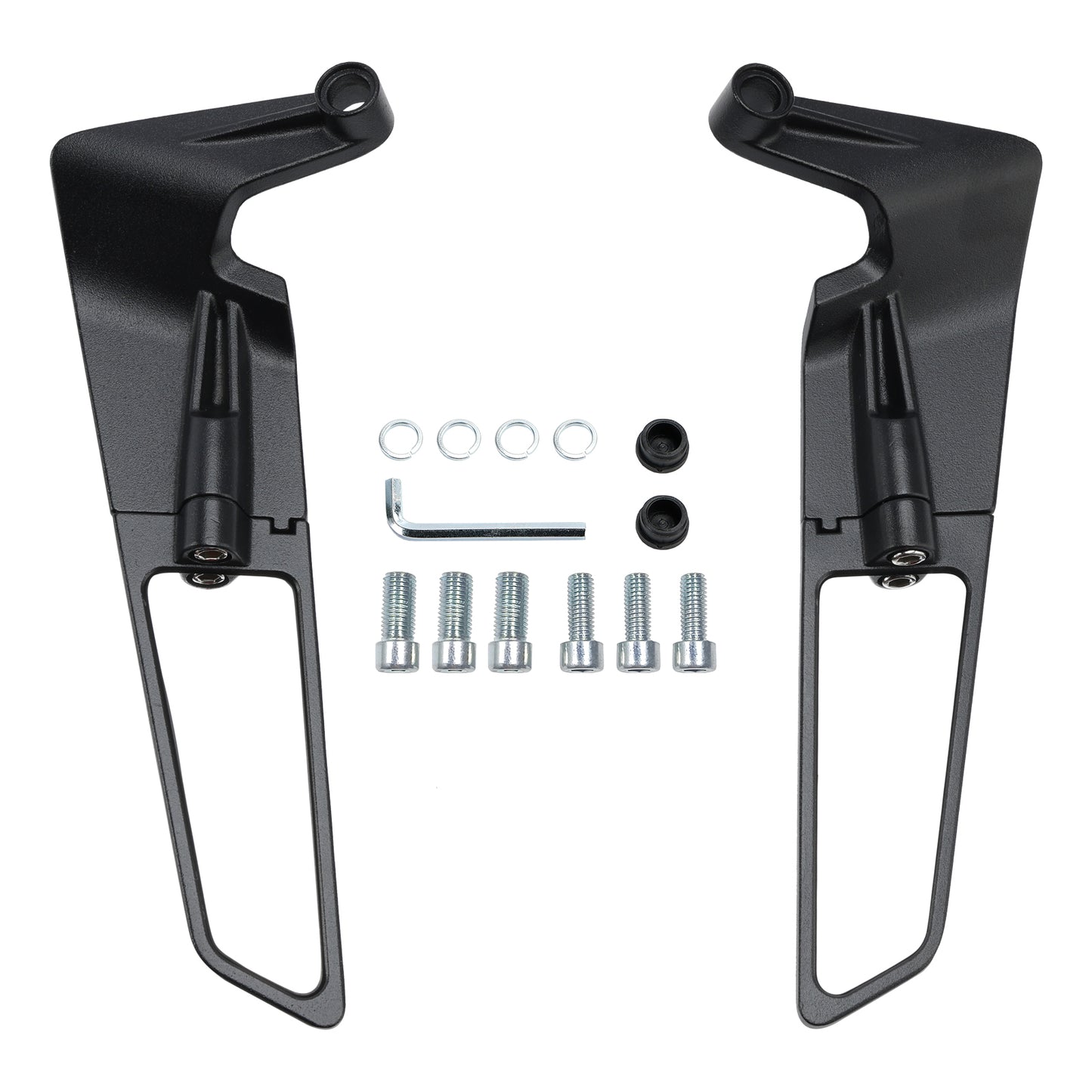 Coppia di specchietti Winglet per Kawasaki Z650 Z900 2017-2024 Z H2 2020-2023