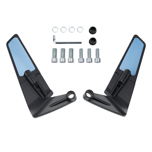 Specchietti retrovisori Winglet coppia blu per Yamaha MT-07 MT-09 / SP MT-10 2016-2024