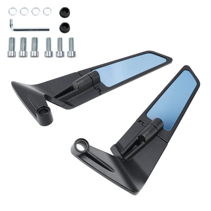 Specchietti retrovisori Winglet coppia blu per Yamaha MT-07 MT-09 / SP MT-10 2016-2024