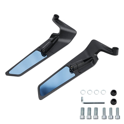 Specchietti retrovisori Winglet coppia blu per Yamaha MT-07 MT-09 / SP MT-10 2016-2024