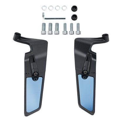 Specchietti retrovisori Winglet coppia blu per Yamaha MT-07 MT-09 / SP MT-10 2016-2024