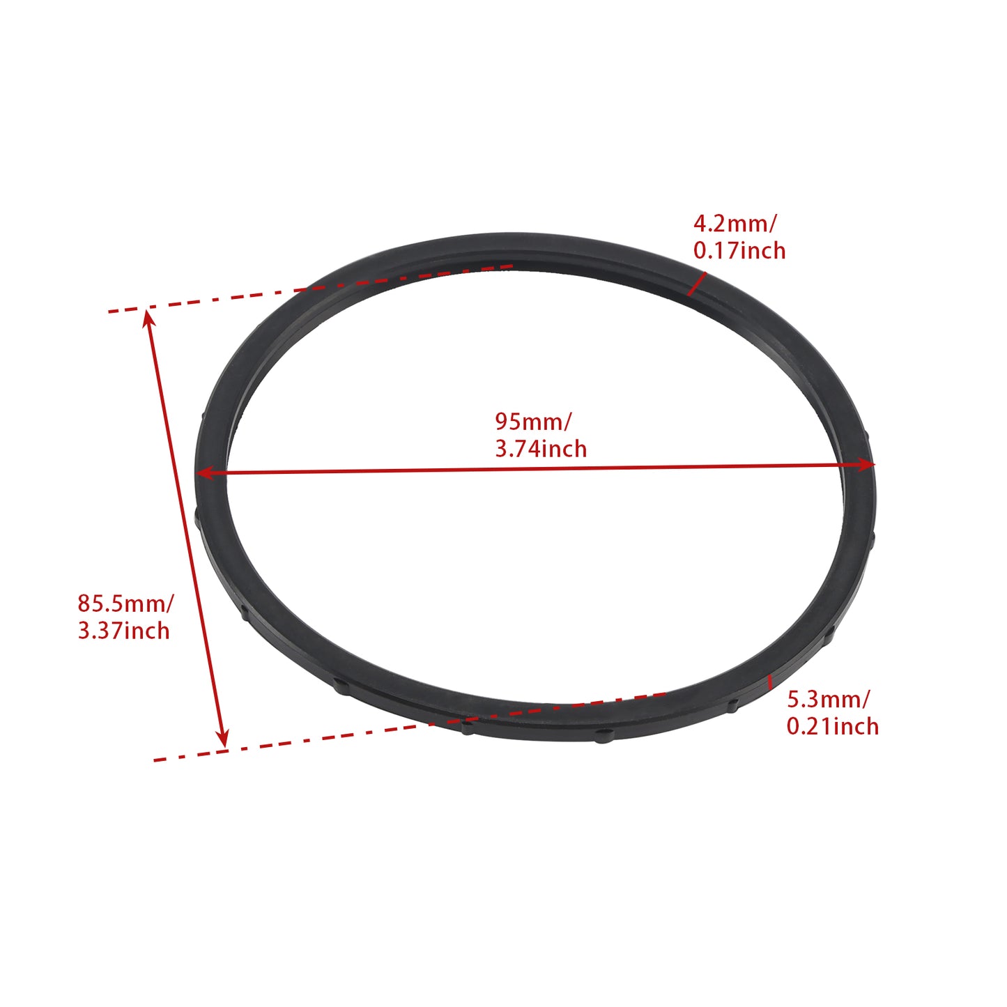 Guarnizione pompa carburante 5JW-24486-00-00 per Yamaha YZF-R1 YZF-R6 XT660 XJ6 MT-01 MT-03