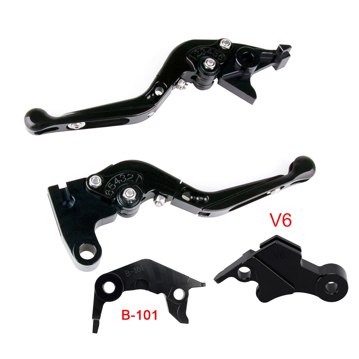 Leva freno frizione regolabile adatta per YAMAHA XSR900 XSR900GP MT-09 MT-09SP 24-25