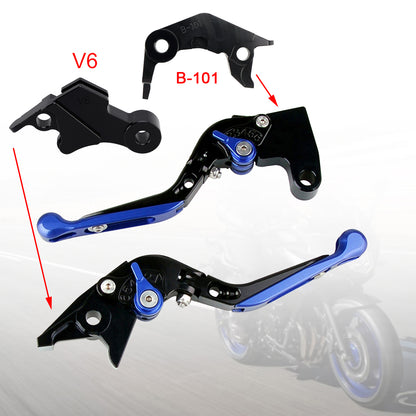Leva freno frizione regolabile adatta per YAMAHA XSR900 XSR900GP MT-09 MT-09SP 24-25