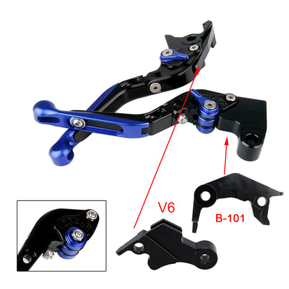 Leva freno frizione regolabile adatta per YAMAHA XSR900 XSR900GP MT-09 MT-09SP 24-25