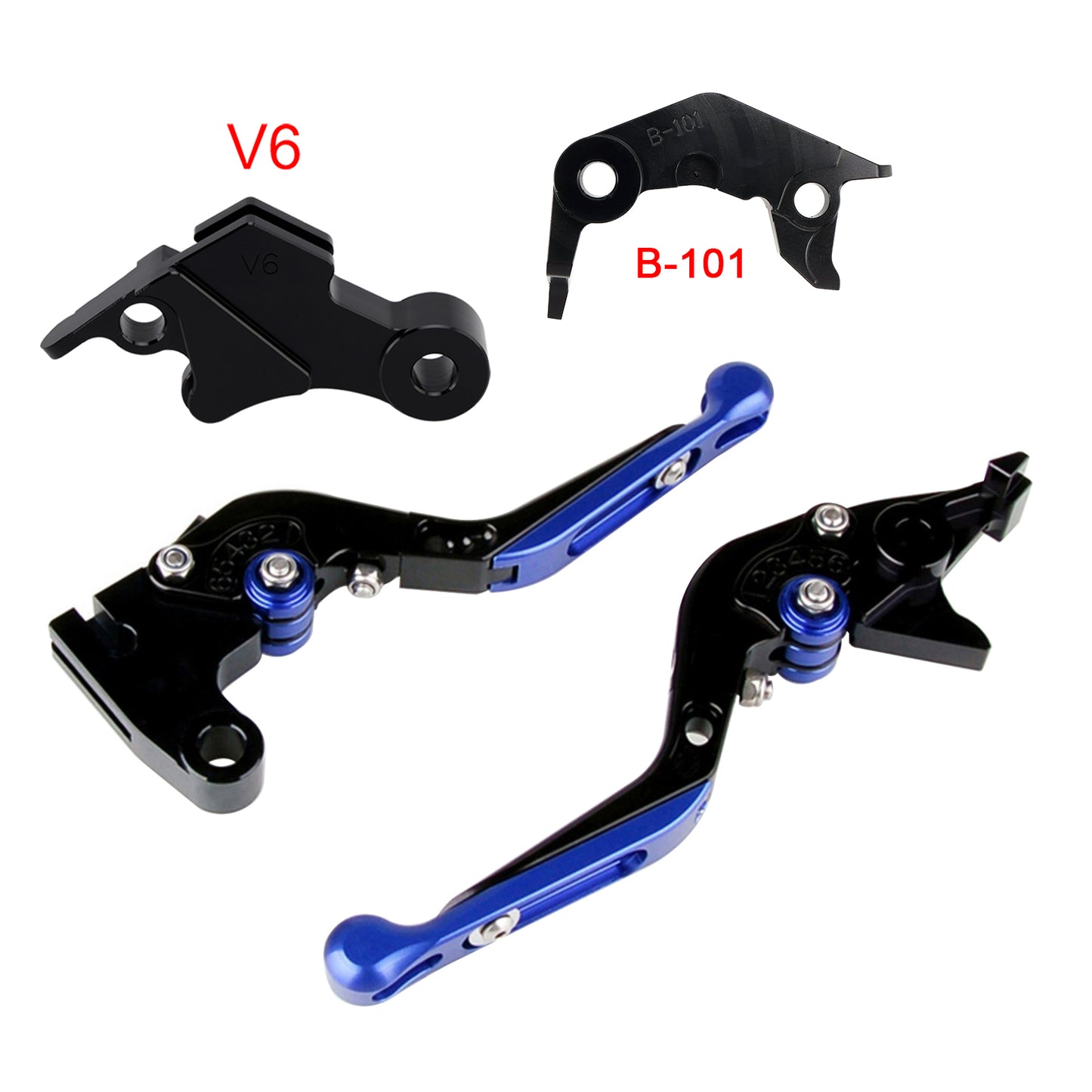 Leva freno frizione regolabile adatta per YAMAHA XSR900 XSR900GP MT-09 MT-09SP 24-25