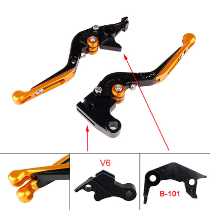 Leva freno frizione regolabile adatta per YAMAHA XSR900 XSR900GP MT-09 MT-09SP 24-25