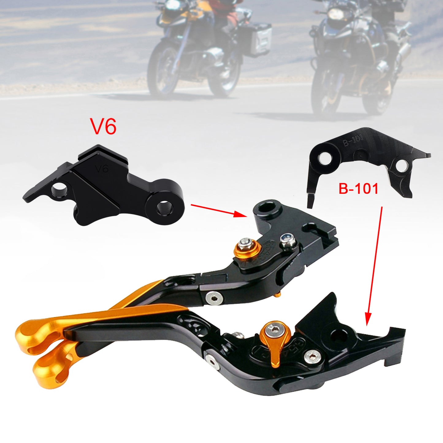 Leva freno frizione regolabile adatta per YAMAHA XSR900 XSR900GP MT-09 MT-09SP 24-25