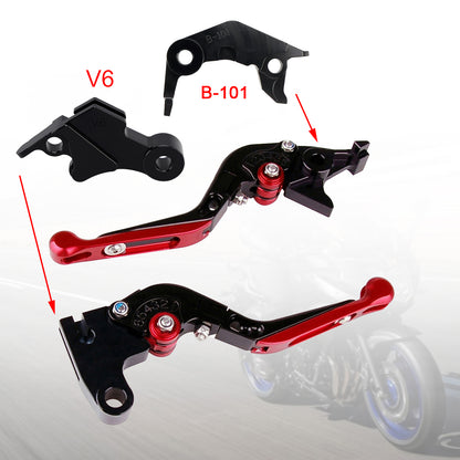 Leva freno frizione regolabile adatta per YAMAHA XSR900 XSR900GP MT-09 MT-09SP 24-25