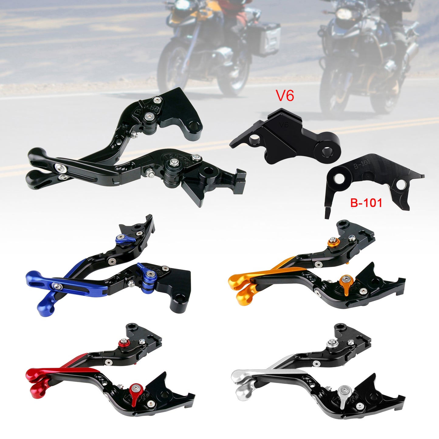 Leva freno frizione regolabile adatta per YAMAHA XSR900 XSR900GP MT-09 MT-09SP 24-25
