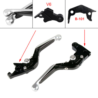 Leva freno frizione regolabile adatta per YAMAHA XSR900 XSR900GP MT-09 MT-09SP 24-25