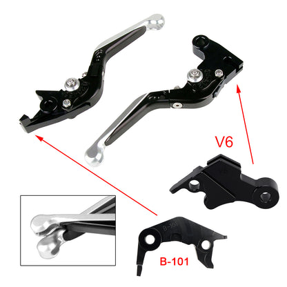 Leva freno frizione regolabile adatta per YAMAHA XSR900 XSR900GP MT-09 MT-09SP 24-25
